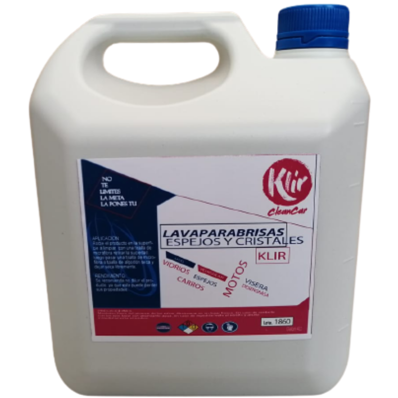 Lavaparabrisas Espejos y Cristales Klir – Galón 4L 1 Lavaparabrisas Espejos y Cristales Klir – Galón 4L