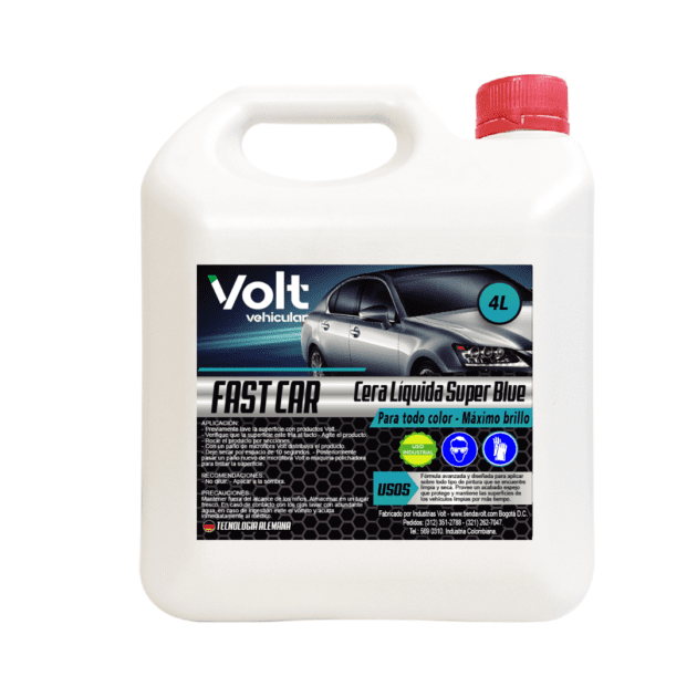 Cera Rápida Para Polichar Fast Car Super Blue 4L