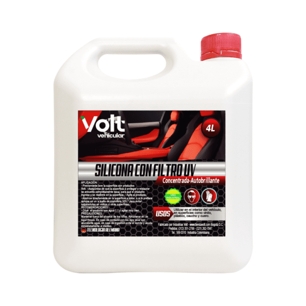 Silicona Para Carros con filtro UV – Línea automotriz 4L