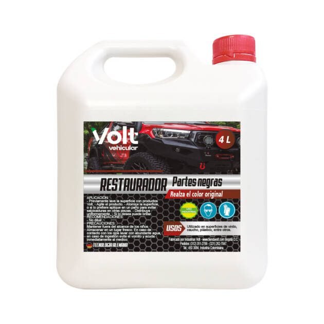 Restaurador de Partes Negras 4L