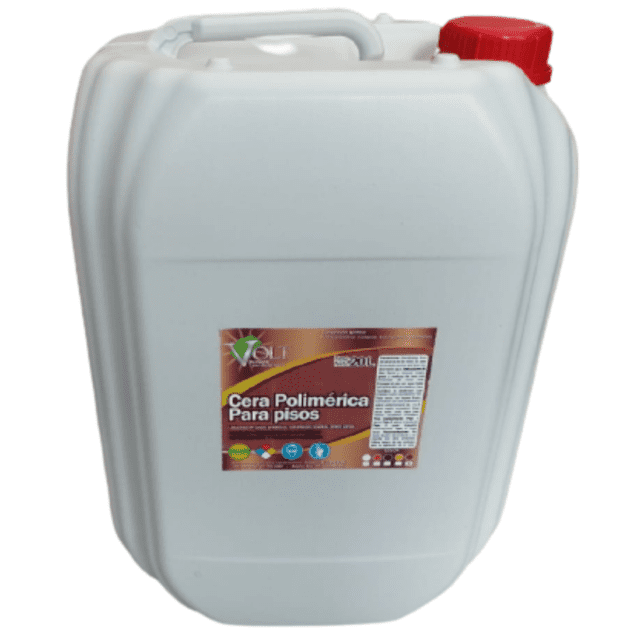 Cera Polimérica Para Pisos Café 20L