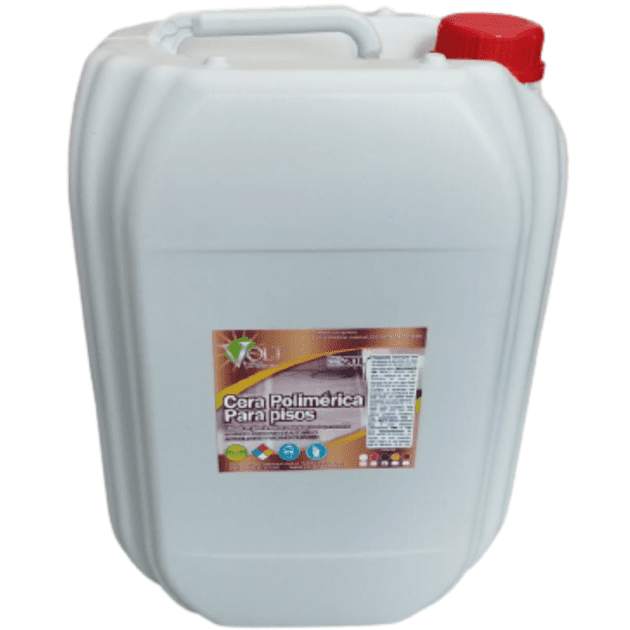 Cera polimérica autobrillante para pisos natural 20L