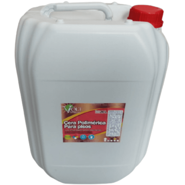 Cera Polimérica Para Pisos Rojos 20L