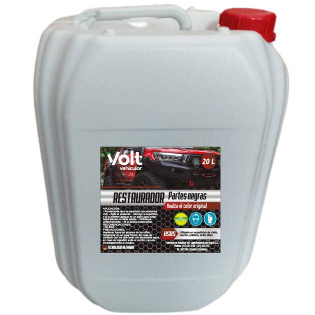 Restaurador de Partes Negras 20L