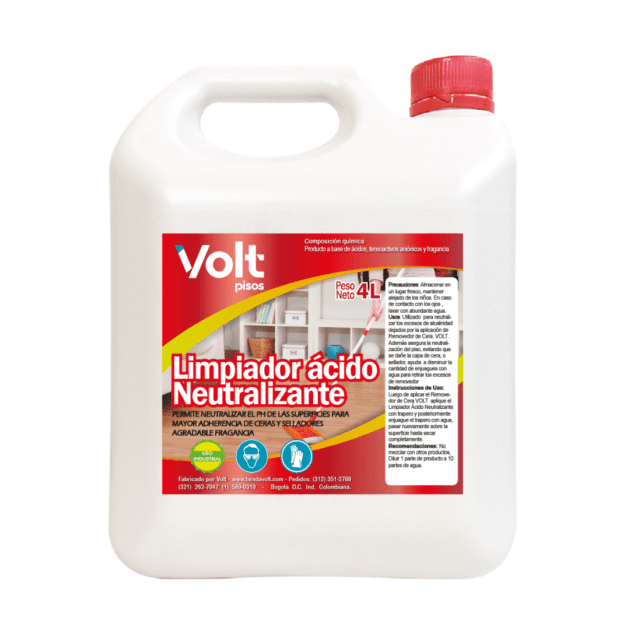 Limpiador Rince Neutralizante Para Pisos 4L